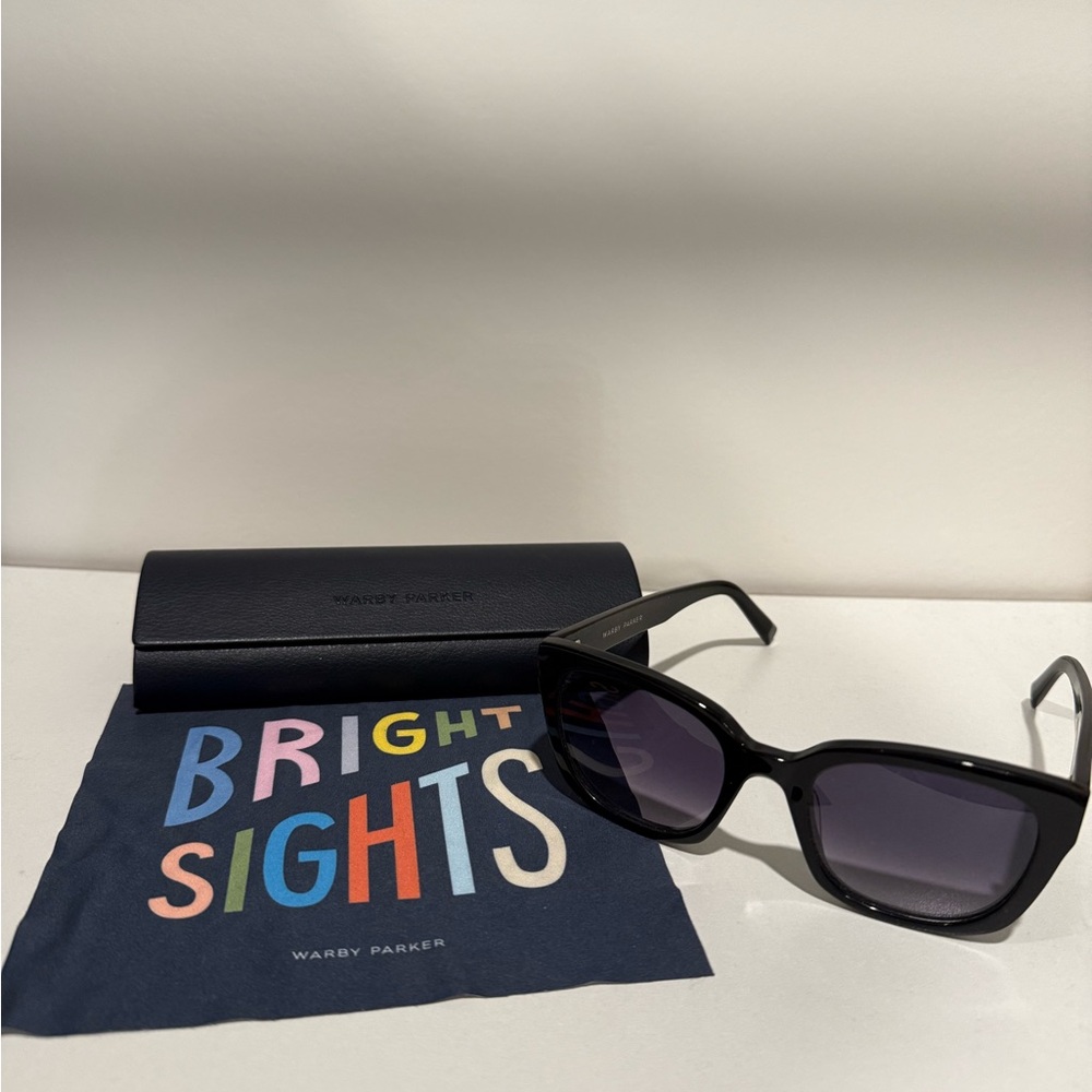 Warby Parker Aubrey Black Sunglasses